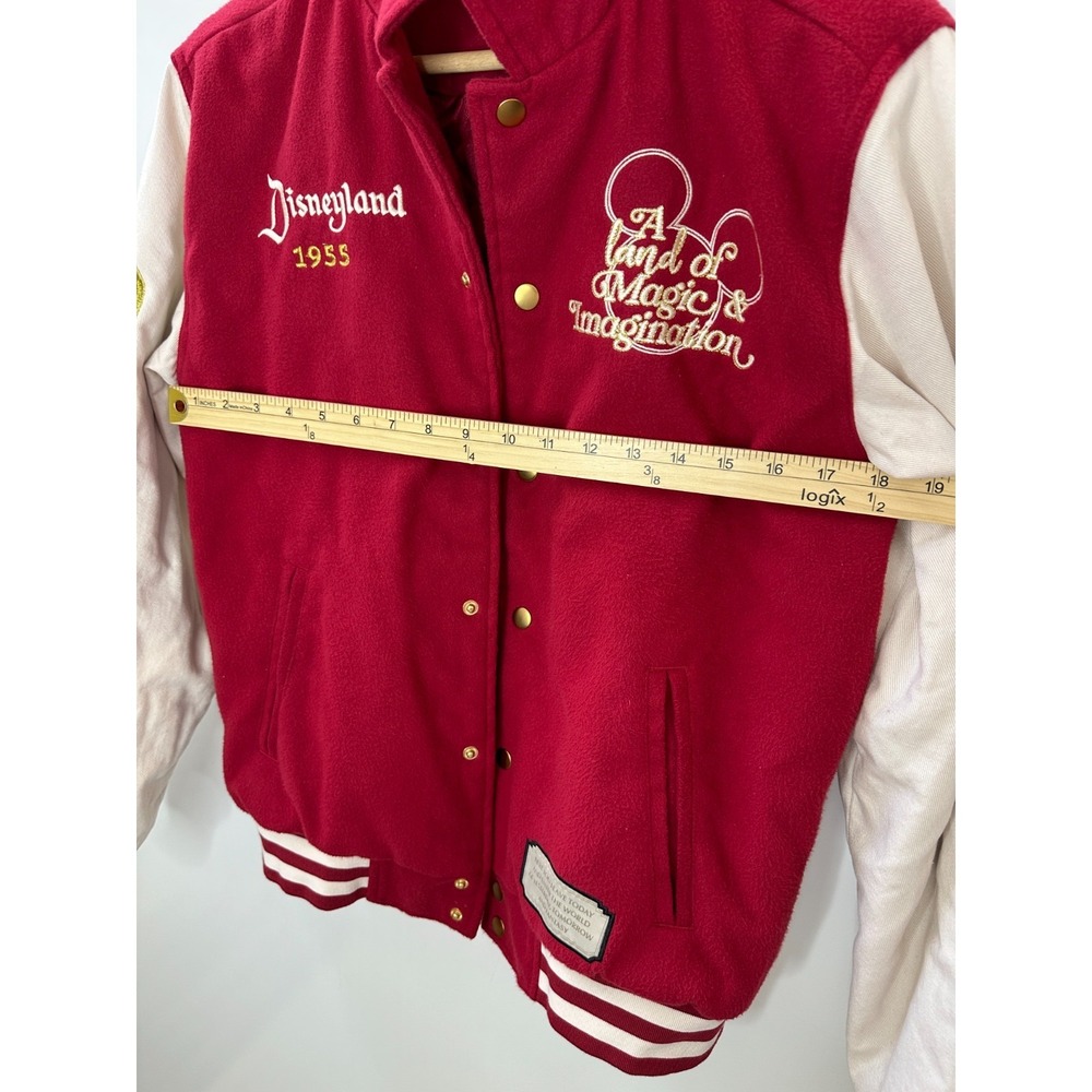 Disney Parks | Our Universe Disneyland Resort Red Varsity Letterman Jacket XS - Picture 9 of 16